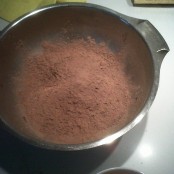 El chocolate en polvo